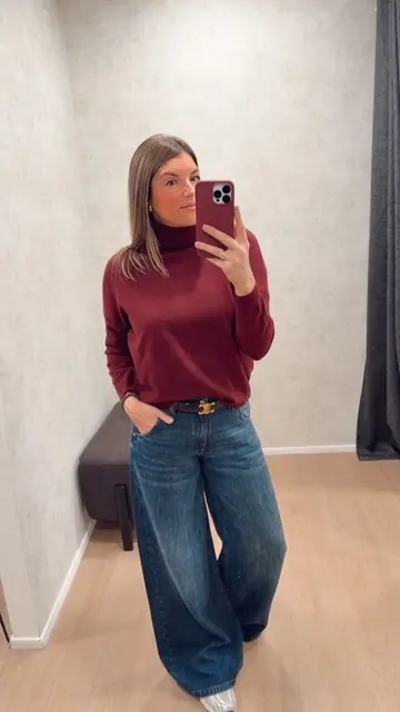 Sous pull Rosie bordeaux 