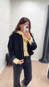 Veste Balloon noir Alix 