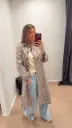 Veste longue imprimé Dixie 