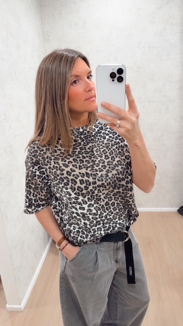 T-shirt scuba léopard 10 Days 