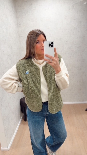 Gilet kaki Américan Vintage