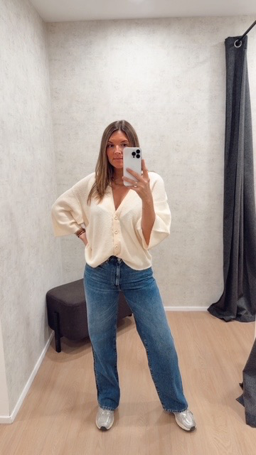 Gilet écru Damsville Américan Vintage