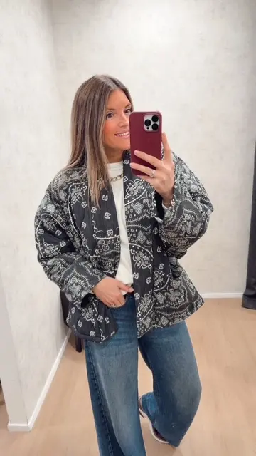 Veste bandana Chicago noir AOKYANOS