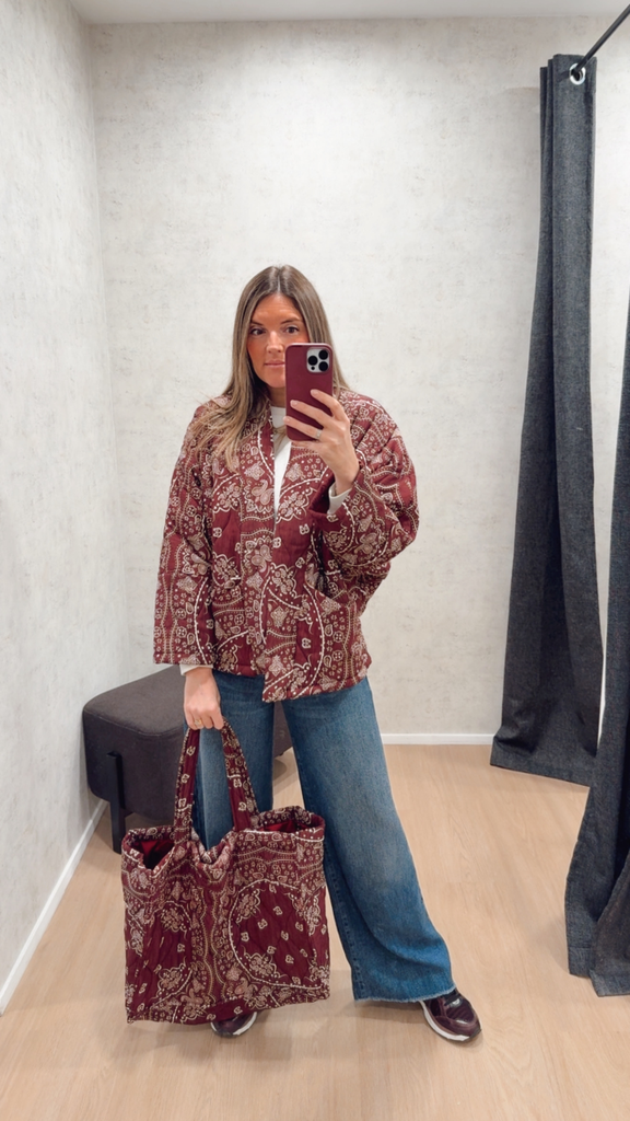 Sac Philadelphie bordeaux AOKYANOS