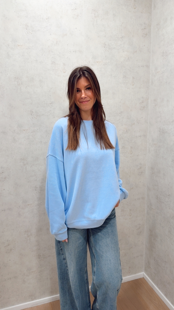 Sweat Carli bleu ciel 