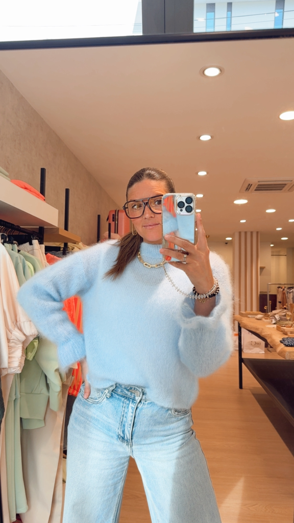 Pull Papillon ciel