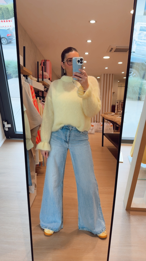 Pull Papillon jaune