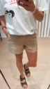 Short Camel Denim Studio 