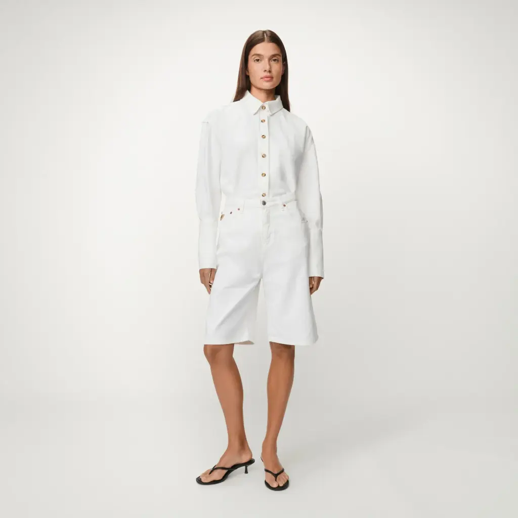 Short Camille Blanc Lois