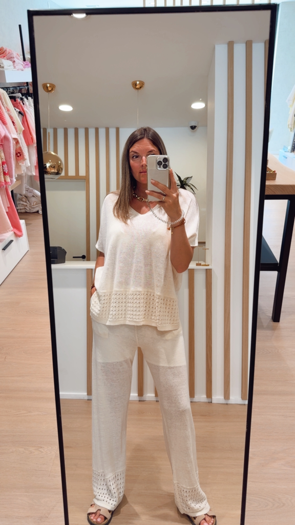 Pantalon écru Aruba NOTSHY