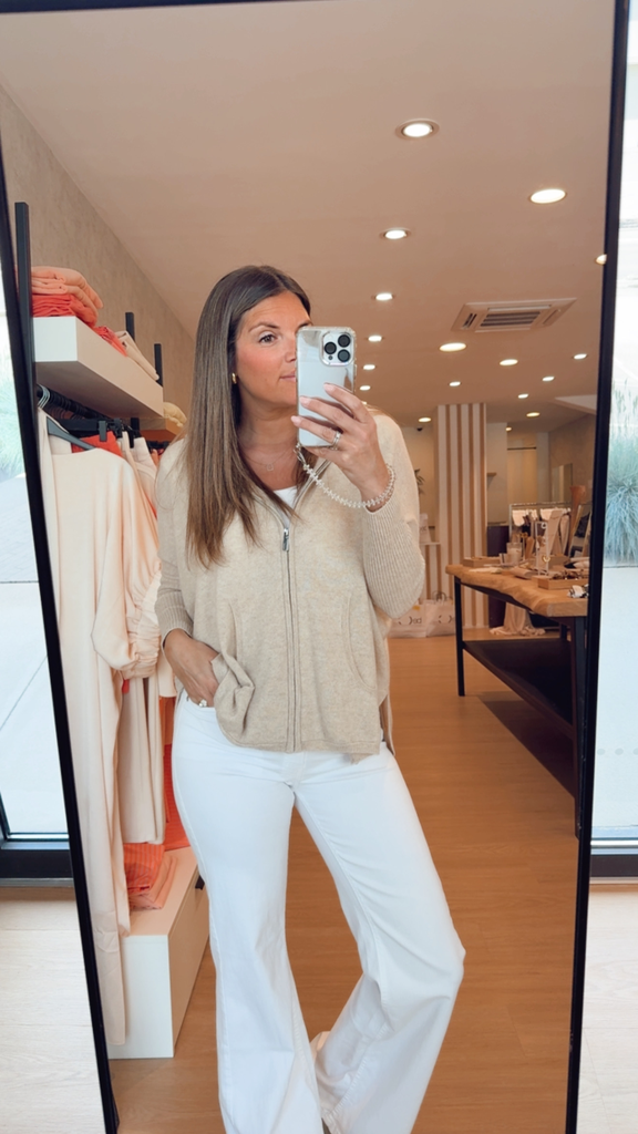 Gilet beige Pevula NOTSHY
