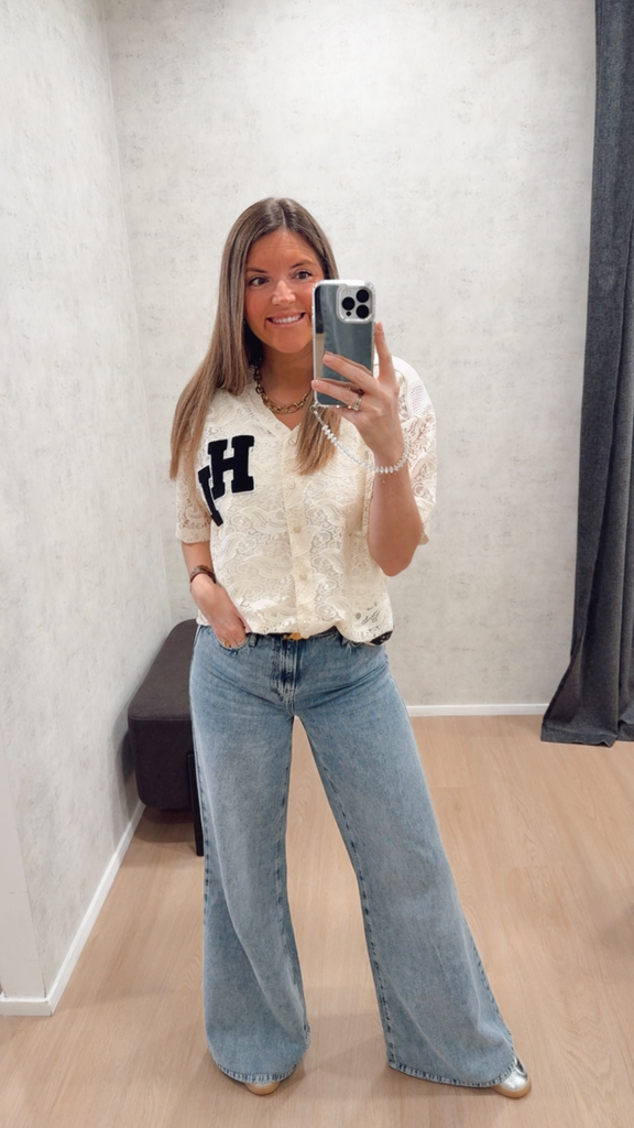 Blouse écru dentelle Haute L'amitié