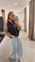 Veste bi matière Blonde N0.8