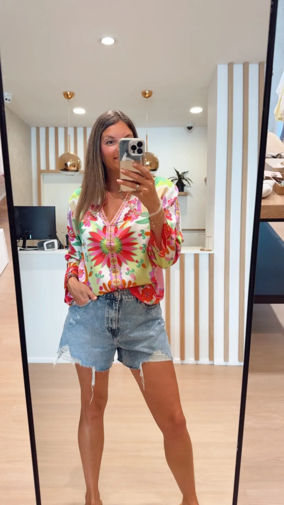 Blouse Flowers Grace