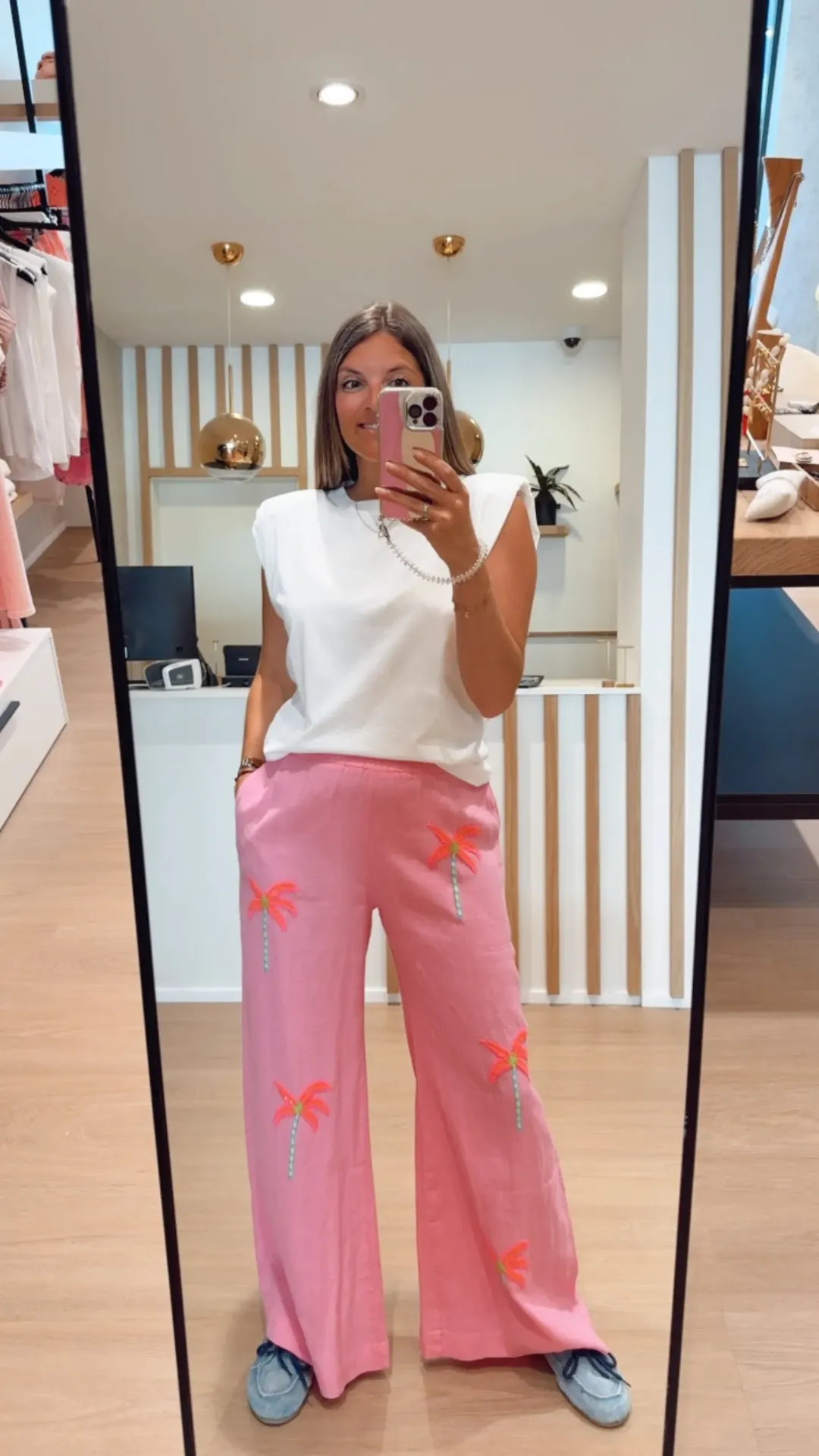 Pantalon rose Grace  (S)