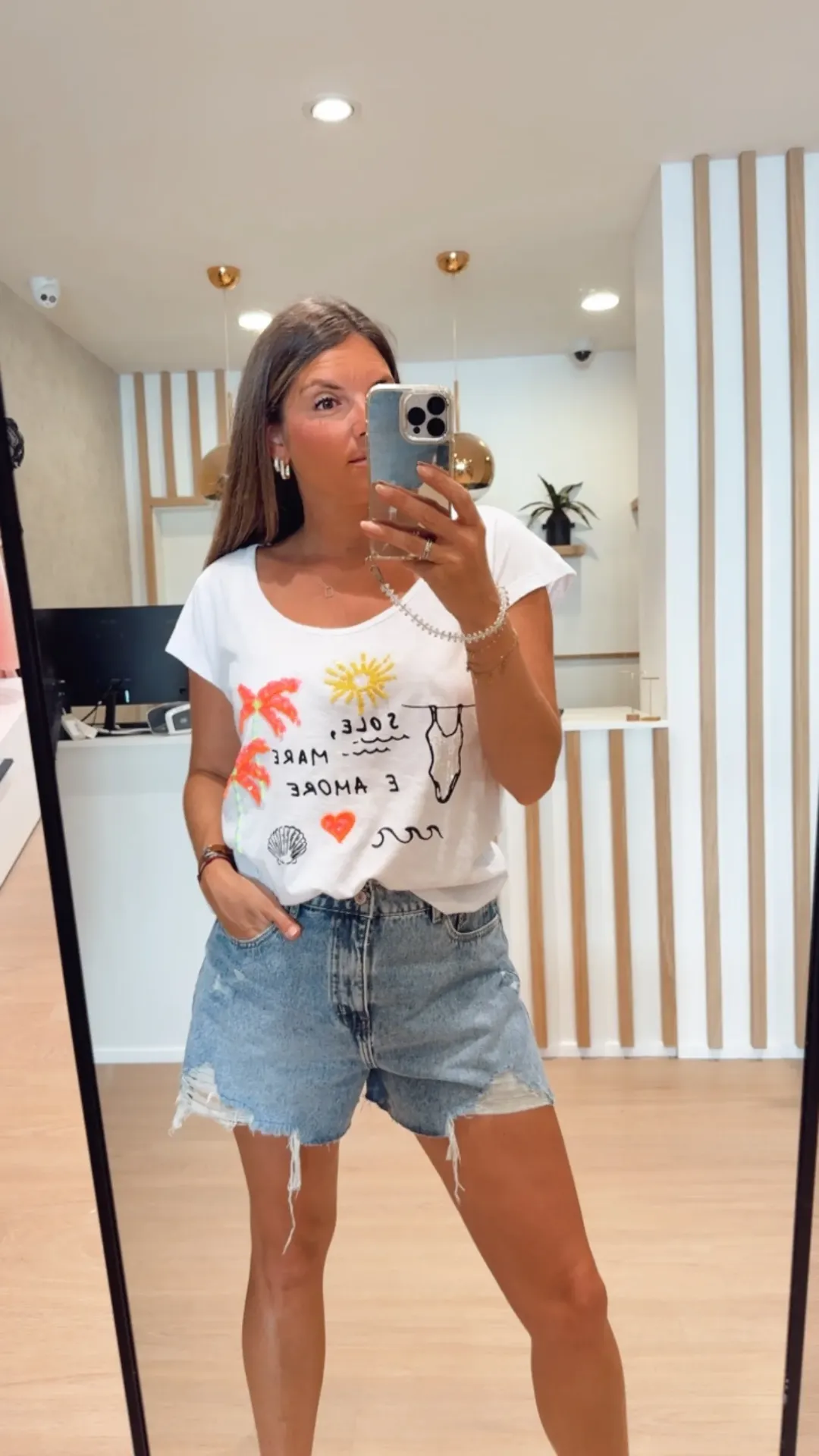 T-shirt Sole blanc Grace 
