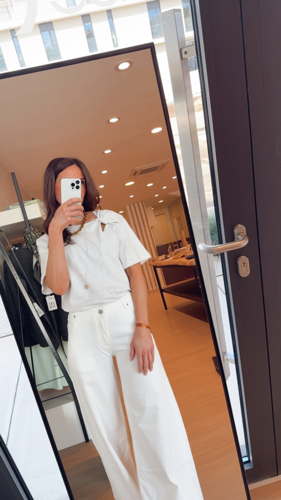 T-shirt gris Aimée The Label 