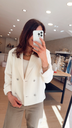 Veste écrue YAYA