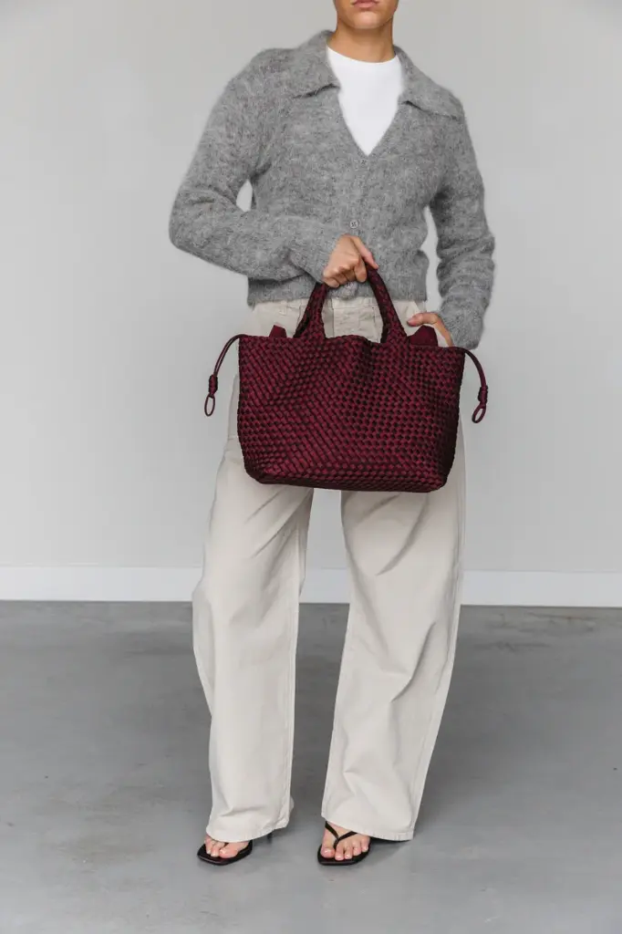 Sac moyen bordeaux Marrea