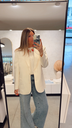Blazer écru oversize Alix