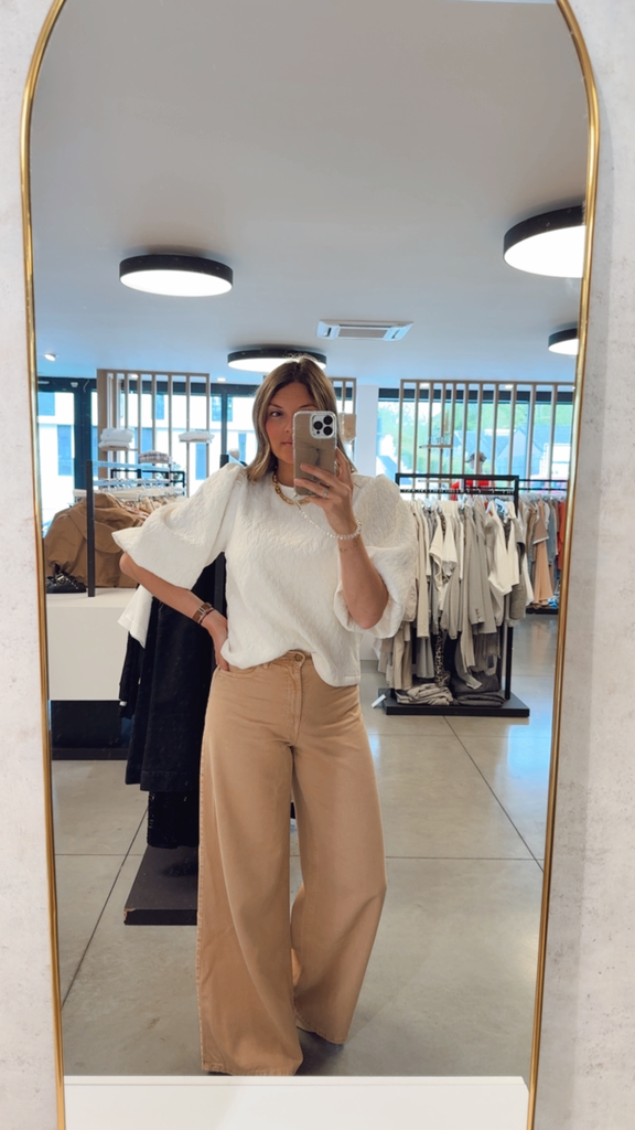 Jeans Marlène camel 