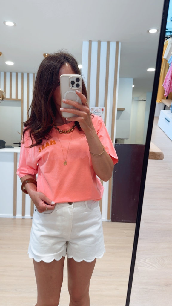 T-shirt MARE corail