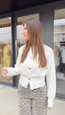 Gilet boutons dorés YAYA