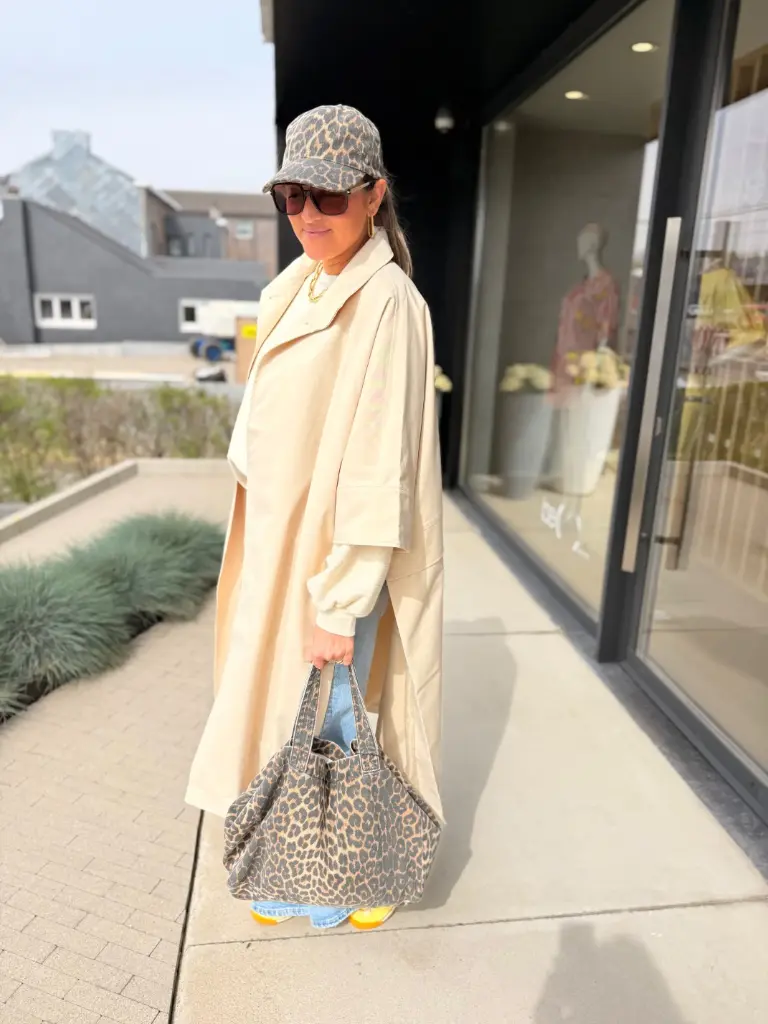 Casquette Odine léopard MbyM