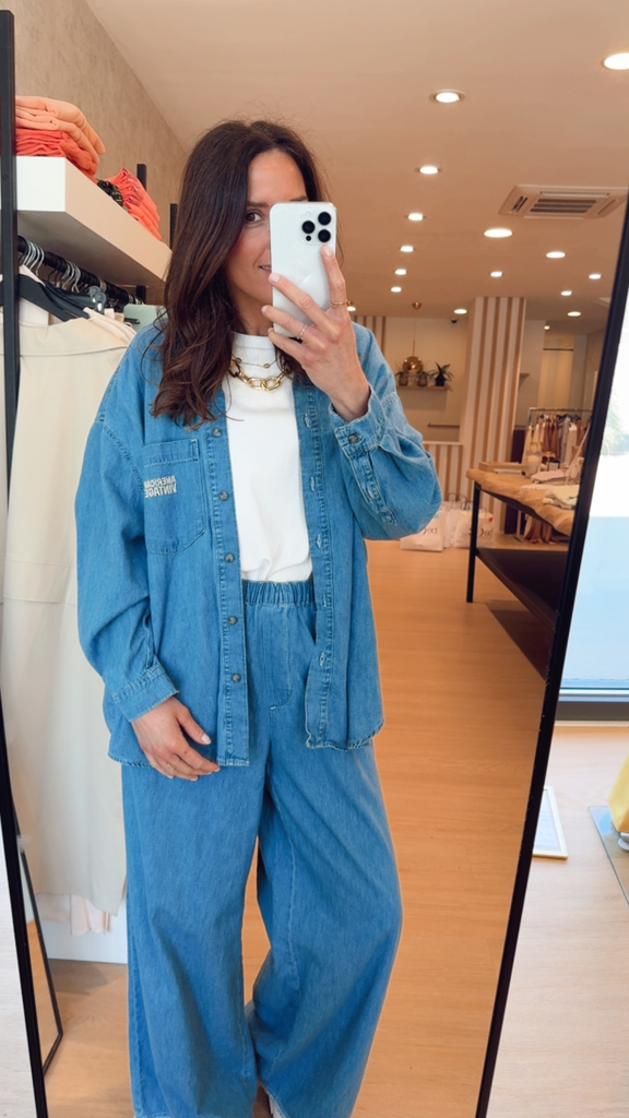 Chemise en Jeans Américan Vintage 
