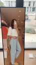 Jeans bleu Ballon/Barrel