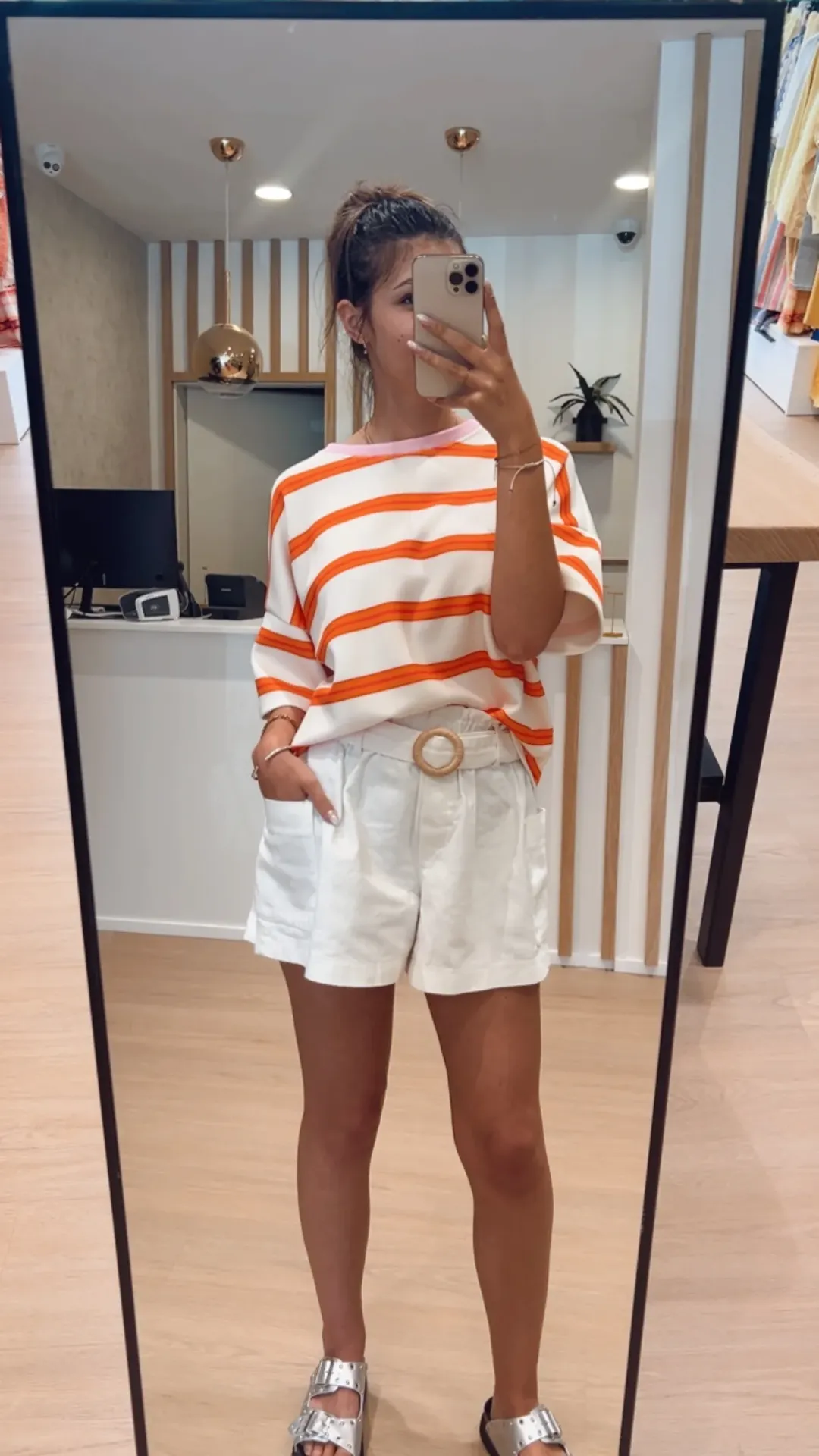 T-shirt Summer orange