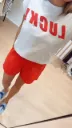 Short éponge rouge By-Bar