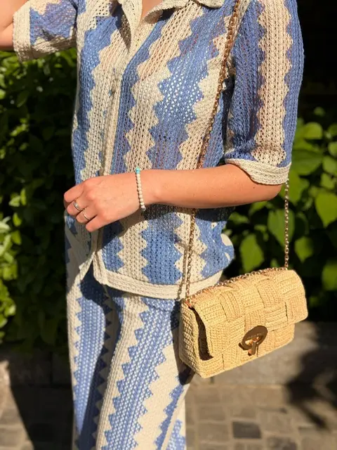 Sac Moon En Raphia Vanessa Bruno