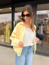 Gilet jaune à pois
