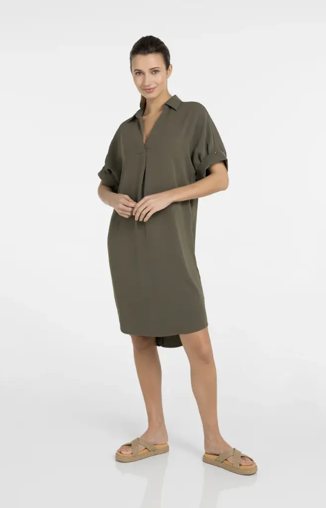 Robe longue kaki Yaya