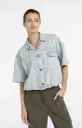 Veste en jeans oversize Yaya