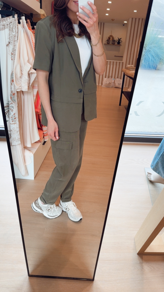 Pantalon cargo kaki Yaya