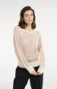 Pull en mailles Beige YAYA