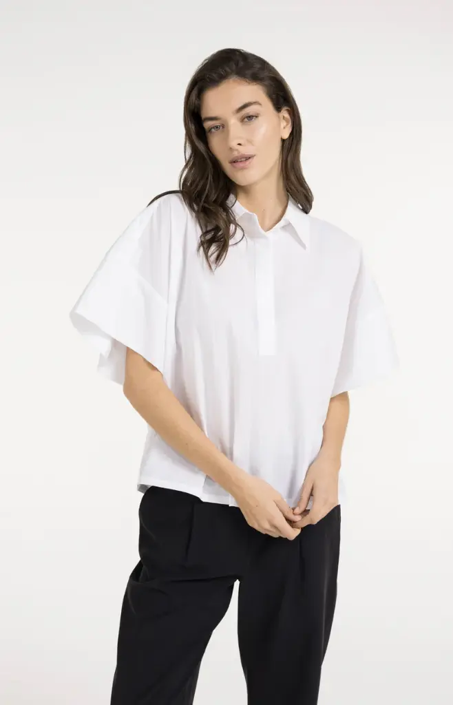 Blouse oversize blanche YAYA