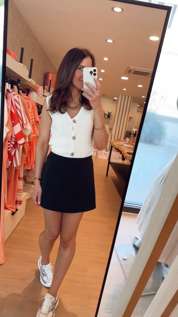 Jupe short noir 
