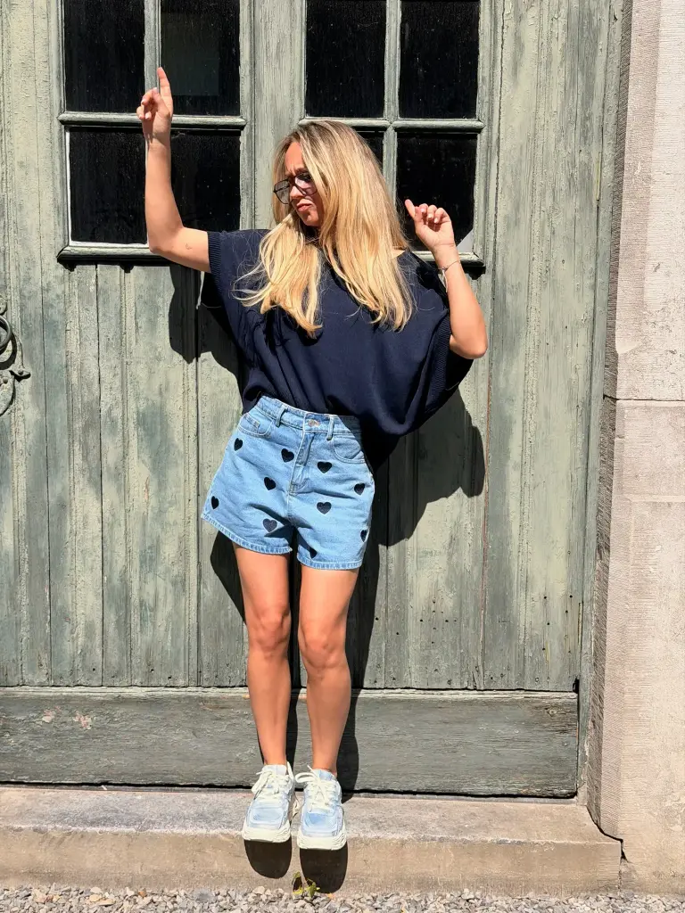 Short jeans + coeur (L)