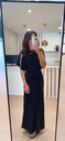 Robe Satari noir Haute l'amitié