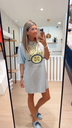 Robe gris Alix 