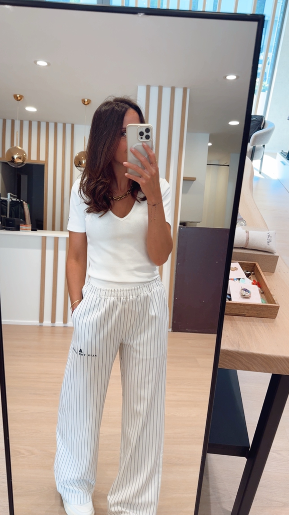 Pantalon ligné Alix (S)