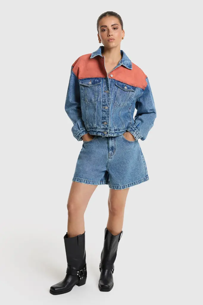 Short denim Alix 