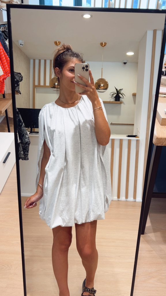 Robe Martha gris clair