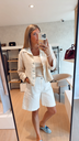Bermudas blanc
