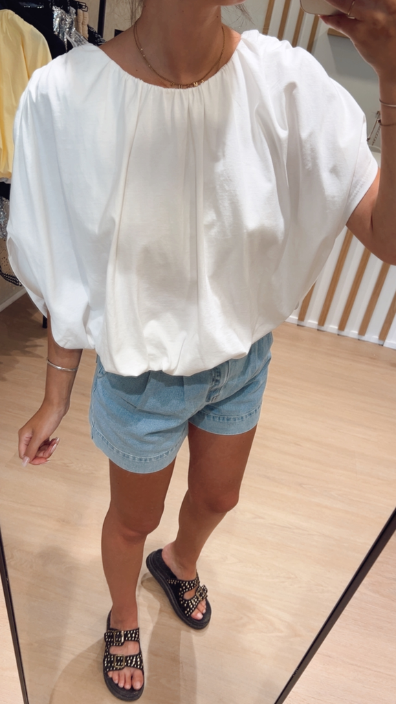 Short en jeans
