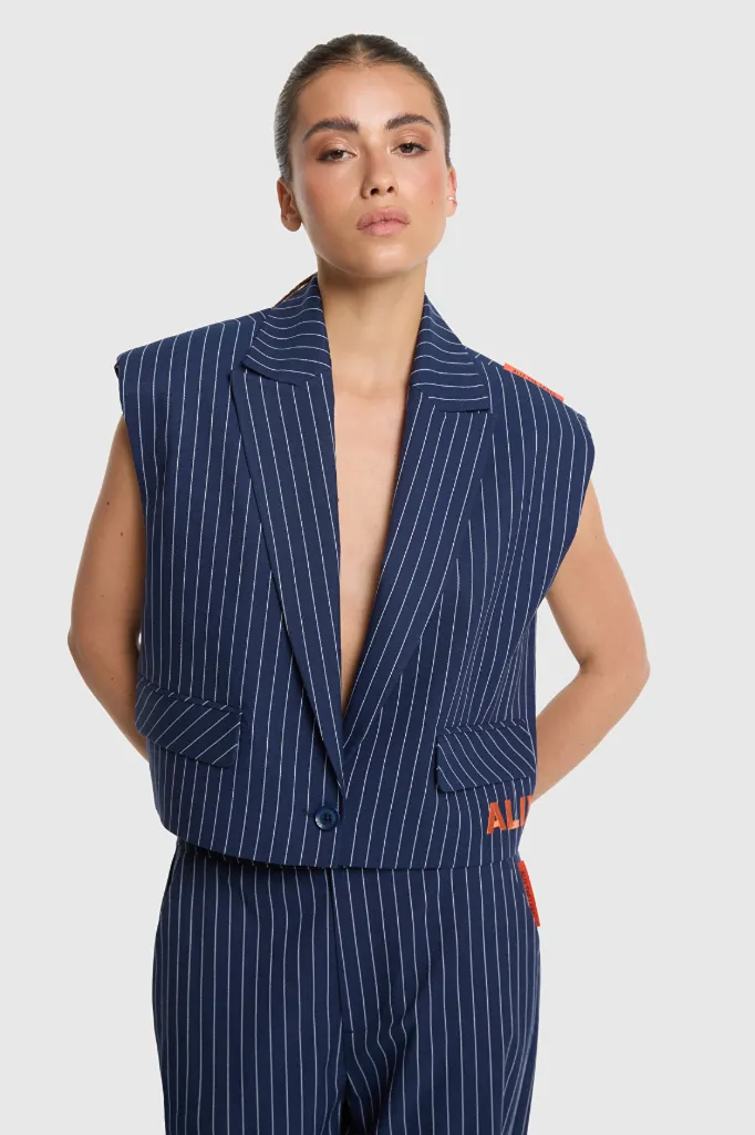 Gilet navy Alix The Label