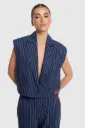 Gilet navy Alix The Label